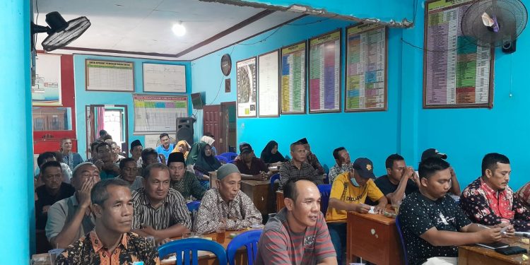 BPD Desa Sungai Baung Gelar Musdes, Ridwan Jangan Ada Yang Memancing Di Air Keruh