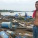 Nasip Apes Dialami Puluhan Petani Keramba Ikan Di Desa Aro,Ratusan Keramba Hanyut Dan Tenggelam Dibawak Arus Sungai Batanghari