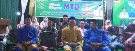 Bupati Batanghari M.Fadhil Arief Diwakili Setda Buka Secara Resmi MTQ Ke 52 Tingkat Kecamatan Mersam