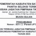 Pansel Resmi Membuka Seleksi JPT Dinkes Dan DPUTR Kabupaten Batanghari