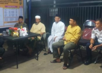 Sekda M.Azan Tinjau Pos Pengamanan Arus Mudik Dan Arus Balik Lebaran 1444 H, Di Kecamatan Bajubang