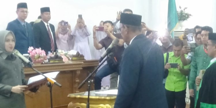 Rapat Paripurna DPRD Batanghari, Pengambilan Sumpah/Janji PAW DPD Partai Perindo