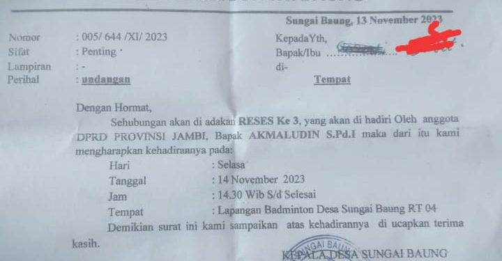 Terindikasi Kepala Desa Sungai Baung Kecamatan Muara Bulian Ikut Berpolitik Praktis,Dan Mendukung Salah Satu Caleg Dari Partai PDIP