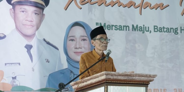 Balik Kampung Wakil Bupati H.Bakhtiar Hadiri Peringatan HUT Kecamatan Mersam Ke 66
