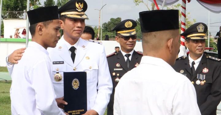 Upacara Khidmat HUT RI Ke – 80, Lapas II B Muara Bulian Gandeng Bupati Batang Hari