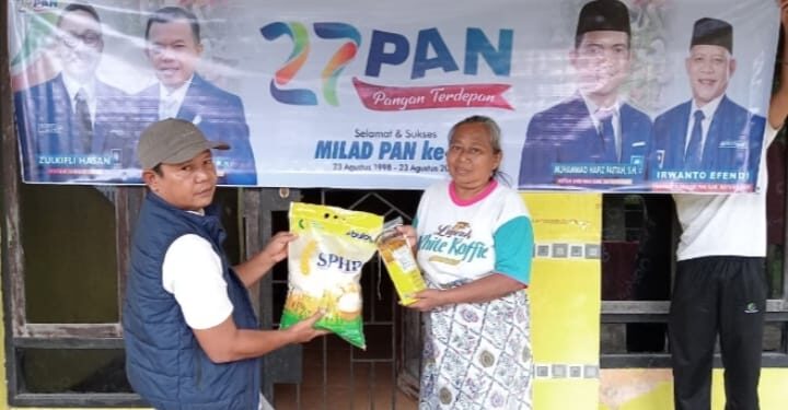 PAN Berbagi : Bantuan Pangan Untuk Masyarakat Kurang Mampu Dalam Rangka HUT Ke – 27
